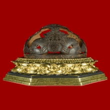 กะลาแกะบูชา 3 เกลอ ราหูอมจันทร์ หลวงพ่อปิ่น วัดศรีษะทอง