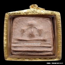 พระปิดตากรุวัดโพธิ์บางปะอิน จ.อยุธยา พิมพ์ทรงเม่น ปี2450