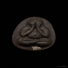 พระปิดตาหลังยันต์ดวงเล็ก สมเด็จญาณสังวรเจริญ วัดบวรฯ ปี 2523