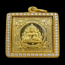 เหรียญแสตมป์หลวงพ่อเงิน ทองคำ เงิน-เพชร-พิจิตร พ.ศ.2564