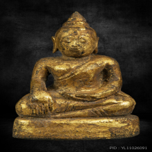 พระไม้โพธิ์พุทธคยา พิมพิ์ปางมารวิชัย พระอาจารย์นำ พ.ศ.2508