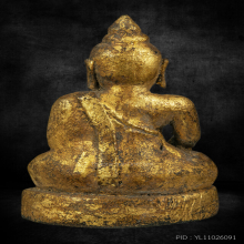 พระไม้โพธิ์พุทธคยา พิมพิ์ปางมารวิชัย พระอาจารย์นำ พ.ศ.2508