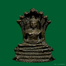 รูปหล่อรุ่นแรก เนื้อนวะโลหะ หลวงพ่อเจ็ดกษัตริย์ หลวงปู่สอ 