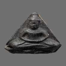 พระท่านพ่อลี วัดอโศการาม พิมพ์ห้าเหลียมเนื้อผงใบลาน ปี2500 