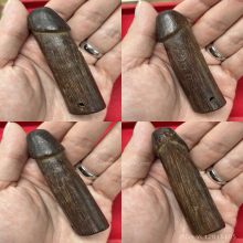 >>>..,ปลัดขิกหลวงพ่อเหลือ วัดสาวชะโงก ศิลป์หัวกระจ่า สวยเดิม