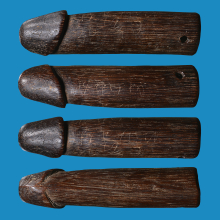 >>>..,ปลัดขิกหลวงพ่อเหลือ วัดสาวชะโงก ศิลป์หัวกระจ่า สวยเดิม