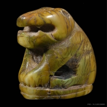 เสือหลวงพ่อปาน วัดมงคลโคธาวาส (วัดบางเหี้ย) คิลป์นิยม อ้าปาก