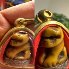 เสือหลวงพ่อปาน วัดมงคลโคธาวาส (วัดบางเหี้ย) คิลป์นิยม อ้าปาก