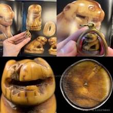 เสือหลวงพ่อปาน วัดมงคลโคธาวาส (วัดบางเหี้ย) คิลป์นิยม อ้าปาก