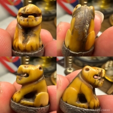 เสือหลวงพ่อปาน วัดมงคลโคธาวาส (วัดบางเหี้ย) คิลป์นิยม อ้าปาก