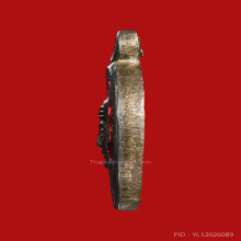 หลวงพ่อทวด  เหรียญเม็ดแตง เนื้อเงินลงยา