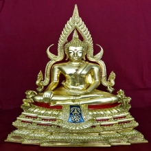 พระบูชาหลวงพ่อพระพุทธชินราช รุ่น ภปร.พุทธนเรศว์ ขนาด 9 นิ้ว