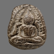 พระกรุวัดจุฬามณี พิมพ์ซุ้มข้างขีด คราบกรุเดิม