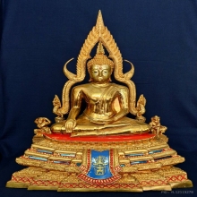 พระบูชาหลวงพ่อชินราช 9 นิ้ว เนื้อทองแดง หมายเลข 599