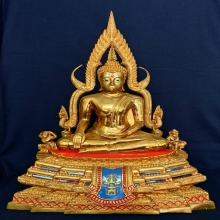 พระบูชาหลวงพ่อชินราช 9 นิ้ว เนื้อทองแดง หมายเลข 599