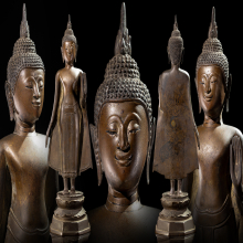 พระบูชาสมัยอยุธยาปางห้ามแก่นจันทร์