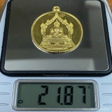 พระทองคำ เหรียญชัยชนะ ดวงพิชัยสงครามนวหรคุณ  หลวงพ่อทองคำ