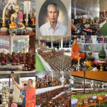 รูปหล่อบูชา อาจารย์ลอย โพธิ์เงิน หน้าตัก5 นิ้ว 