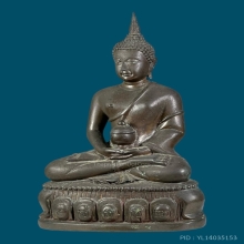 น้ำเต้าทอง วัดชัยมงคล ปี2498 นวโลหะ 3นิ้ว