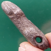 ปลัดขิกเนื้อปรอทเก่ามาก มีเลขหนึ่งไทยที่หัวปลัด