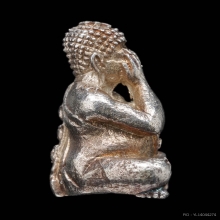 พระปิดตาปุ้มปุ้ยพ่อท่านคลิ้งวัดถลุงทองปี2521เนื้อเงินสวยมากๆ