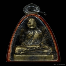 รูปหล่อโบราณ รุ่นแรก หลวงพ่อชุ่ม วัดราชคาม จ.ราชบุรี ปี๒๔๙๗