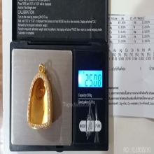 ตลับทอง90 เพชรแท้ หลวงพ่อเงิน วัดบางคลาน หนัก 25.08 กรัม