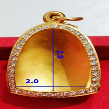 ตลับทอง90 เพชรแท้ หลวงพ่อเงิน วัดบางคลาน หนัก 25.08 กรัม