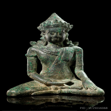 พระพุทธรูปทรงเครื่องสมัยศรีวิชัย ปางสะดุ้งกลับ