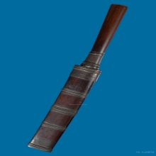 ๙ “เล่มดารา+ด้ามไม้ฝักไม้” มีดหมอหลวงพ่อเดิม วัดหนองโพ ๙