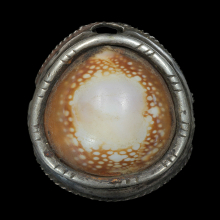 >>>..,เบี้ยแก้ หลวงพ่อคำ วัดโพธิ์ปล้ำ หุ้มเงิน ไซด์เล็ก