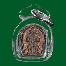 ปรกท้าวเวสสุวรรณ รุ่นแรก บ.หนา ลพ.อิฏฐ์ วัดจุฬามณี ปี 2533