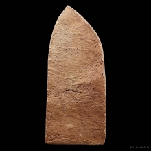 พระลีลาฝักดาบ หลวงพ่อกวย เนื้อดินผสมผง ยุคแรก วัดโฆษิตาราม 