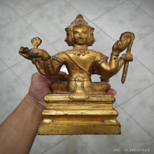 พระพรหม โบสถ์พราหมณ์ ปี 2500 หล่อดินไทย เทปูน