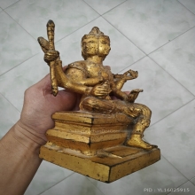 พระพรหม โบสถ์พราหมณ์ ปี 2500 หล่อดินไทย เทปูน