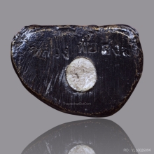 รูปหล่อโบราณเนื้อทองเหลืองรมดำ หลวงพ่อสงฆ์ วัดเจ้าฟ้าศาลาลอย