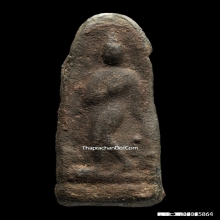 พระลีลาสรรค์ กรุท้ายย่าน เนื้อชินเงิน