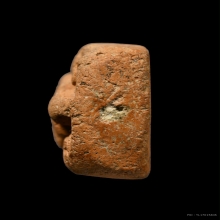 หลวงพ่อปาน พิมพ์ทรงปลาหมอ  เนื้อดินเผา พ.ศ. 2460