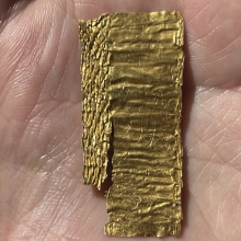 ตะกรุดสาริกาเนื้อทองคำ