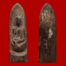 พระพุทธไม้แกะ หลวงพ่อขริก วัดสาวชะโงก จ.ฉะเชิงเทรา