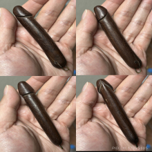 >>>..,ปลัดขิกหลวงพ่อเหลือ วัดสาวชะโงก ศิลป์หัวกระจ่า สวยเดิม