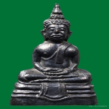 พระกริ่งทองเหลืองรมดำหลวงพ่อพุทธโสธรปี 2508