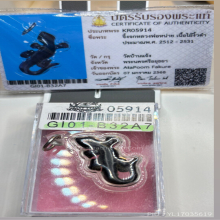 จิ้งจกหลวงปู่หน่าย ไม้งิ้วดำยุคต้น+บัตรสมาคม