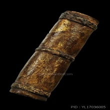 ตะกรุดหนังหน้าผากเสือ ลป.นาค วัดอรุณ ยาว 1.5 นื้ว