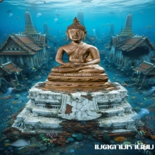 พระพุทธรูปรัชกาลปางสมาธิเพ็ชร เกศบัวตูมหล่อหนาบัวเด้งดินเต็ม