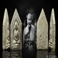 พระพุทธหลวงปู่ภู วัดอินทรวิหาร พิมพ์ห้าเหลี่ยม