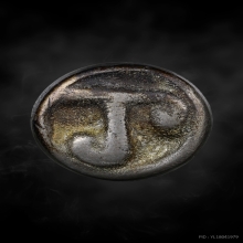 หัวนะโมผสมเงินพดด้วง จาร เก่าไม่ทราบที่