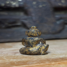 ฤาษีไม้แกะเก่า ขนาดห้อยคอ