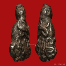 พระปิดตาแร่บางไผ่ หลวงปู่จันทร์ วัดโมลี พิมพ์เศียรตัด ( 1 )