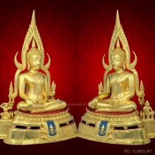 พระพุทธชินราช รุ่นมาลาเบี่ยง หน้าตัก 9.9 นิ้ว ปิดทอง